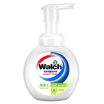 Walch 威露士 泡沫抑菌 洗手液 青柠盈润 225ml *3件 图1