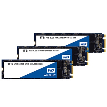 Western Digital 西部数据 BLUE WDS100T2B0B 1TB M.2 2280 SSD 固态硬盘 图3