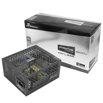 SEASONIC 海韵 旗舰钛金 无风扇600W PRIME TITANIUM FANLESS电源 图1