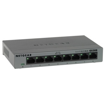 NETGEAR 美国网件 GS308 8端口 1000M铁壳以太网交换机 图1