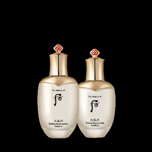 WHOO后 花献紧颜系列护肤套装（滋养液150ml+25ml+乳110ml+25ml+精华液8ml+滋养霜10ml+眼霜5ml）+赠天气丹花献护肤礼盒78ml+精华液3件套（31ml）+隔离乳6ml 图5