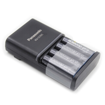 eneloop 爱乐普 充电电池5号五号4节 KJ55HCC40C 含55快速充电器 黑色 图3