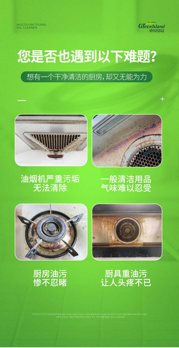 绿岛 油烟机清洗剂500ml 图3
