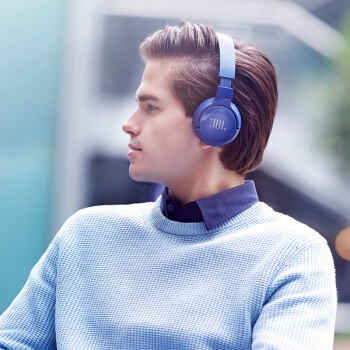 JBL TUNE 600BTNC 头戴式蓝牙无线耳机 深沉蓝 图5