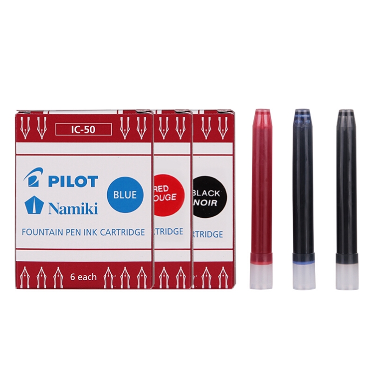 PILOT 百乐 IC-50 一次性钢笔墨胆 6支装 *5件 图1