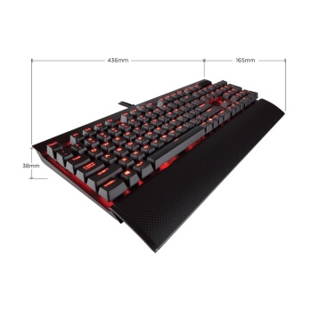 CORSAIR 美商海盗船 K70 LUX 机械键盘 Cherry红轴 图3