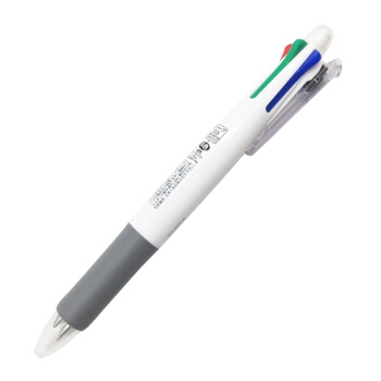 ZEBRA 斑马 B4SA1 四色圆珠笔+铅笔 0.7mm 白色杆 *5件 图3