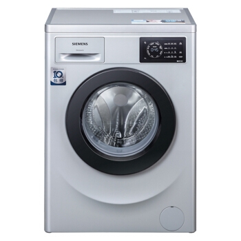 京东PLUS会员： SIEMENS 西门子 IQ100系列 WM12L2E88W 滚筒洗衣机 8kg 银色 图1