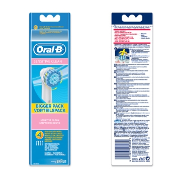 BRAUN 博朗 Oral-B 欧乐B EB17-4 柔软敏感型 刷头 4支装 *3件 图3