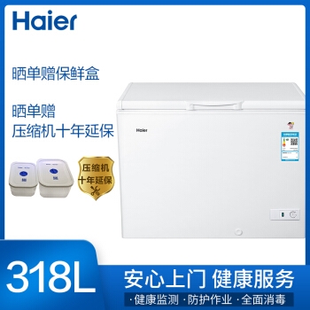 14点开始： Haier 海尔 BC/BD-318HD 318升 卧式冷柜 图2