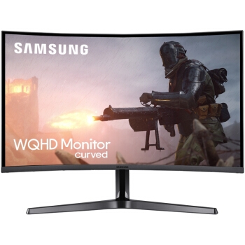 SAMSUNG 三星 C27JG52QQC 26.9英寸 显示器（2560×1440、144Hz、1800R） 图1
