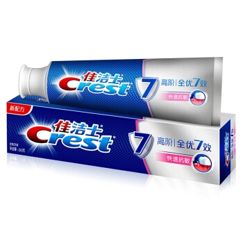 Crest 佳洁士 高阶全优7效 快速抗敏牙膏 90g *12件 图1