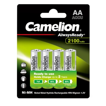 Camelion 飞狮 5号镍氢充电电池 4粒 *8件 图3