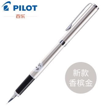 PILOT 百乐 CAVALIER新款卡佛里亚钢笔 涂漆铜杆 F咀 香槟金 FCAN-3SR-CGDF 图2
