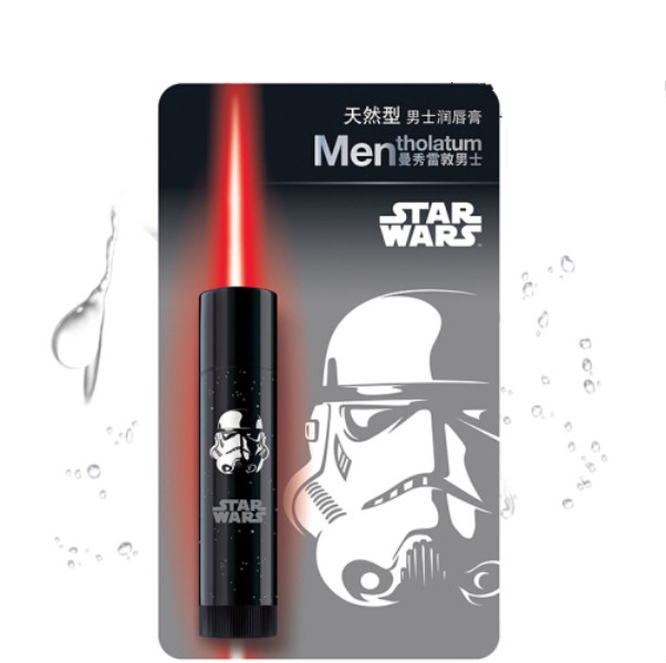京东PLUS会员： Mentholatum 曼秀雷敦 男士唇膏天然型 3.5g 星球大战特别版 *9件 图1