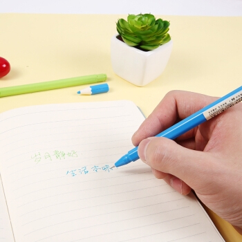 晨光(M&G)文具0.35mm彩色中性笔 手账多色笔水笔 本味系列签字笔 12支/盒AGPA6705 *8件 图5