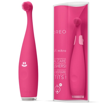 限地区： FOREO 斐珞尔 ISSA逸萨系列 ISSA mikro 儿童电动牙刷 樱桃红 图1