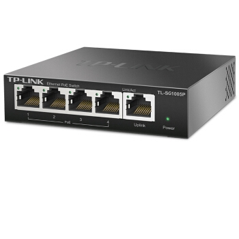 TP-LINK 普联 TL-SG1005P 5口千兆4口POE非网管PoE交换机 *2件 图2