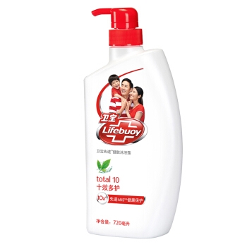 京东PLUS会员： Lifebuoy 卫宝 先进健肤沐浴露 十效多护 720ml *2件 +凑单品 图4