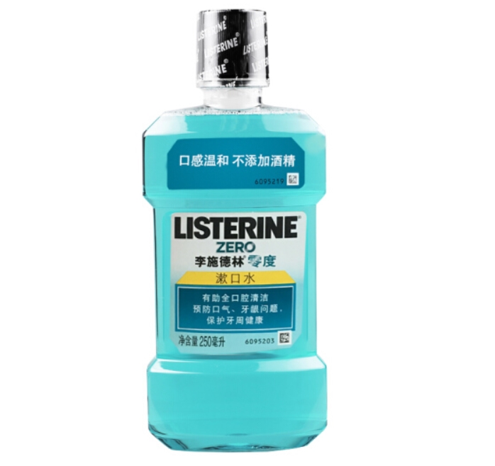 Listerine 李施德林 零度 漱口水 250ml *3件 图1