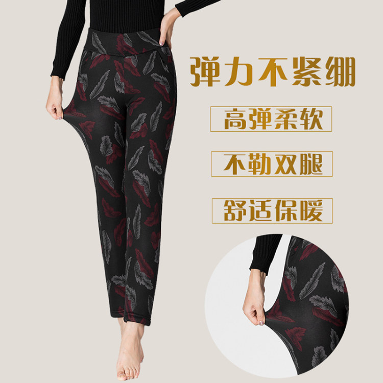 妈妈驼绒棉裤 三层加绒加厚 图3