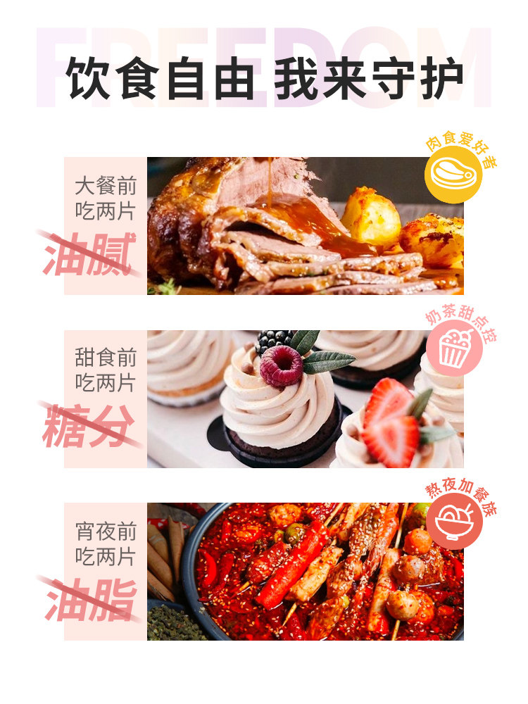 Nana 大餐救星 抗糖抗油白芸豆碳水膳食纤维抑制剂 20粒 图2