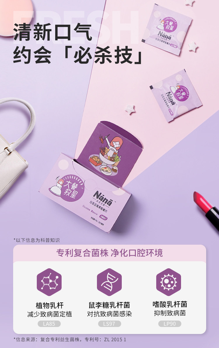 Nana 大餐救星 抗糖抗油白芸豆碳水膳食纤维抑制剂 20粒 图4