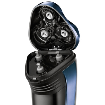 FLYCO 飞科 FS362 三刀头 电动剃须刀 蓝色 图4