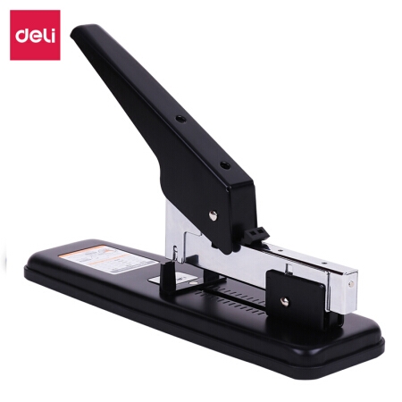 deli 得力 33349 100页重型订书机/订书器 黑色 图1