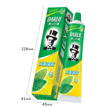 DARLIE 黑人 双重薄荷 牙膏 175g *3件 图4