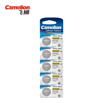 Camelion 飞狮 CR2032 纽扣电池 5粒装 *3件 图1