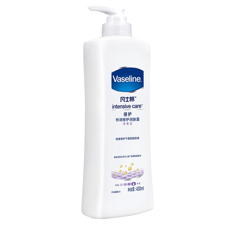 Vaseline 凡士林 特润修护清香润肤露 400ml *3件 图2