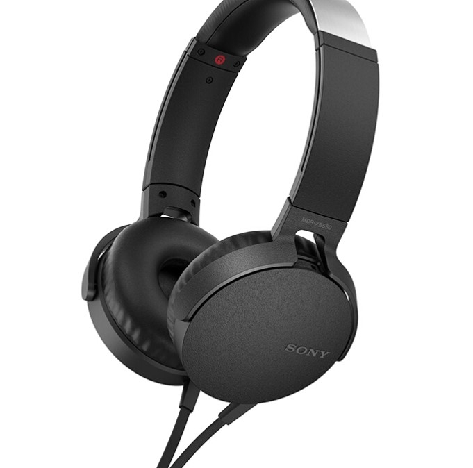 21日0点、百亿补贴： SONY 索尼 MDR-XB550AP 头戴式耳机 黑色 图1
