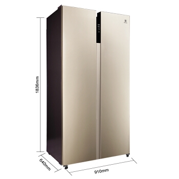 Electrolux 伊莱克斯 ESE5119TS 变频对开门冰箱 518L 金色 图2