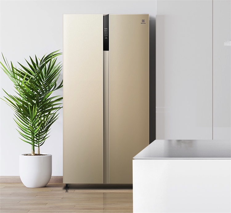 Electrolux 伊莱克斯 ESE5119TS 变频对开门冰箱 518L 金色 图4