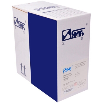 SMT 三堡 CAT5E 超五类网线 灰色 305米 图4