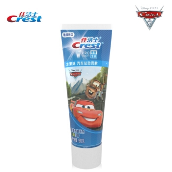 Crest 佳洁士 阶段型儿童牙膏 汽车总动员水果味 90g *10件 图1