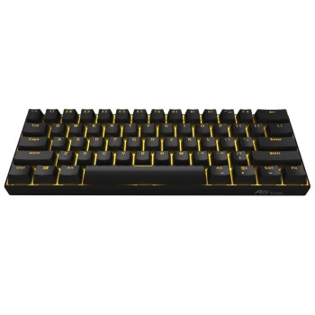 18点开始： ROYAL KLUDGE RK61 双模61键机械键盘（国产青轴、黑色键帽、蓝牙、有线、暗金背光、黑色） 图2
