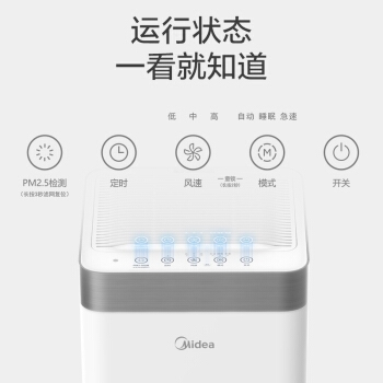 Midea 美的 KJ550G-JA32 空气净化器 +凑单品 图3