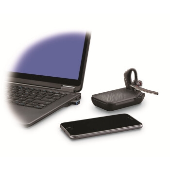 Plantronics 缤特力 Voyager 5200UC 单耳商务蓝牙耳机 电脑+手机通话 图2