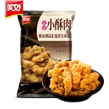 美好 农家小酥肉 纯猪肉饭店同款 1kg*4件+凑单品 图1