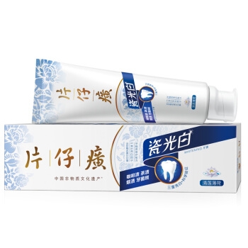 PZH 片仔癀 瓷光白牙膏 清莲薄荷 105g *6件 图5