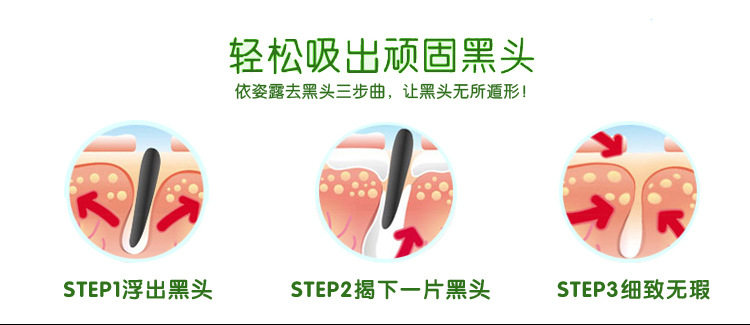 竹炭去黑头护理三件套装导出液 图2