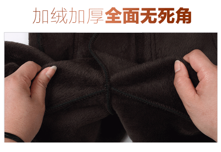 奥姿韵 中老年加绒加厚 妈妈外穿保暖裤 图7