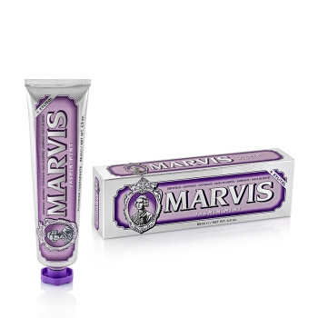 京东PLUS会员： MARVIS 玛尔斯 清香紫色茉莉薄荷牙膏 85ml *4件 图1