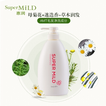 SUPER MILD 惠润 柔净洗发露 鲜花芳香 600ml *3件 图3