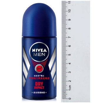 NIVEA 妮维雅 男士干爽魄力爽身走珠液 50ml *4件 图3