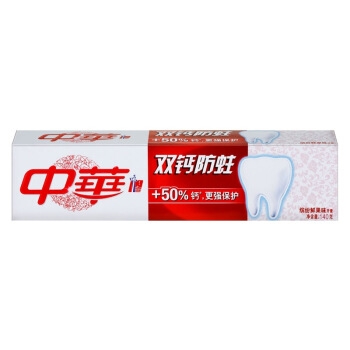 京东PLUS会员： ZHONGHUA 中华 双钙防蛀 缤纷鲜果牙膏 140g *8件 图5