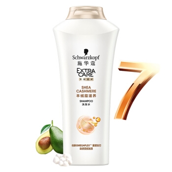 Schwarzkopf 施华蔻 羊绒脂滋养修护洗发露 200ml *4件 图2