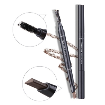 京东PLUS会员： the saem 得鲜 双头自动旋转丝滑眉笔 0.2g *3件 图2